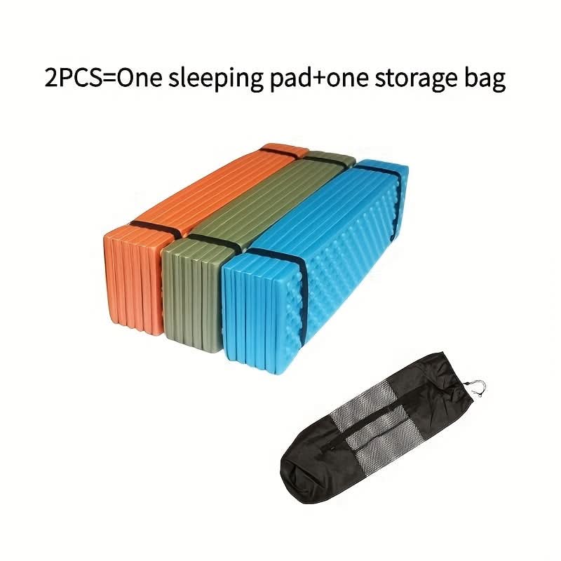 Camping Sleeping Mat Foldable Moisture-Resistant Insulated R-Value 2.6