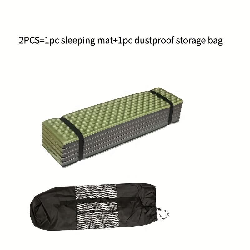 Camping Sleeping Mat Foldable Moisture-Resistant Insulated R-Value 2.6