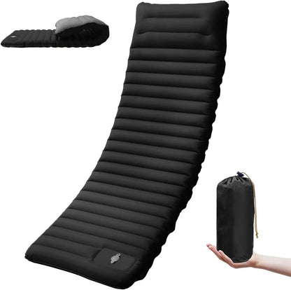Camping Sleeping Pad 4 Inch Thick Self-Inflating & Connectable