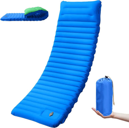 Camping Sleeping Pad 4 Inch Thick Self-Inflating & Connectable