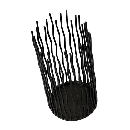 Candle Holder Bohemian Geometric Black Iron Anti-Rust