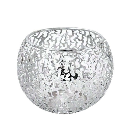 Candle Holder Geometric Iron Tealight Compatible