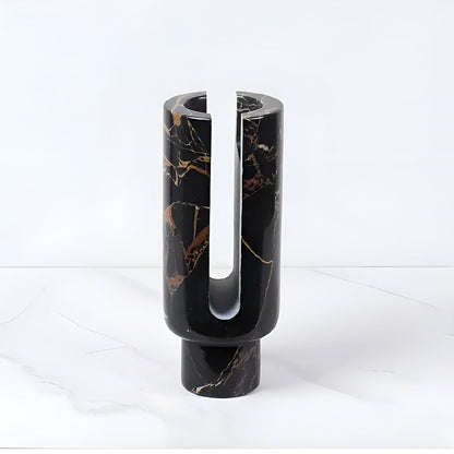 Candle Holder Geometric Marble Votives & Tapers Compatible
