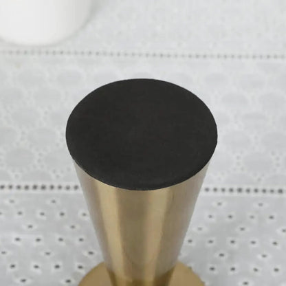 Candle Holders Handcrafted Brushed Brass Set of 3