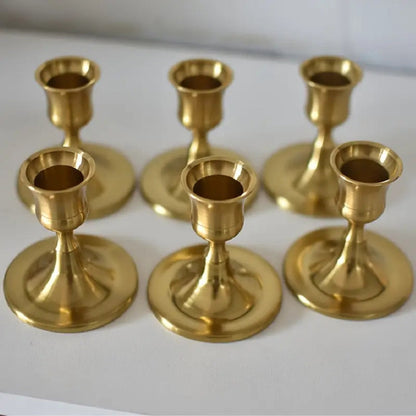 Candle Holders Vintage Iron Set Of 2