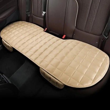 Car Back Seat Cushion Breathable Cotton Velvet Washable Cover
