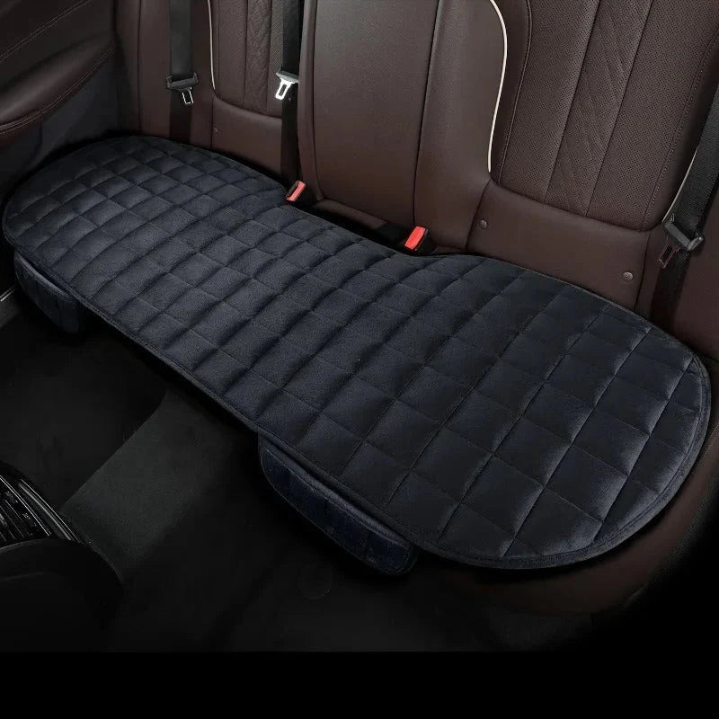 Car Back Seat Cushion Breathable Cotton Velvet Washable Cover