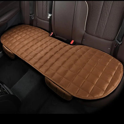 Car Back Seat Cushion Breathable Cotton Velvet Washable Cover