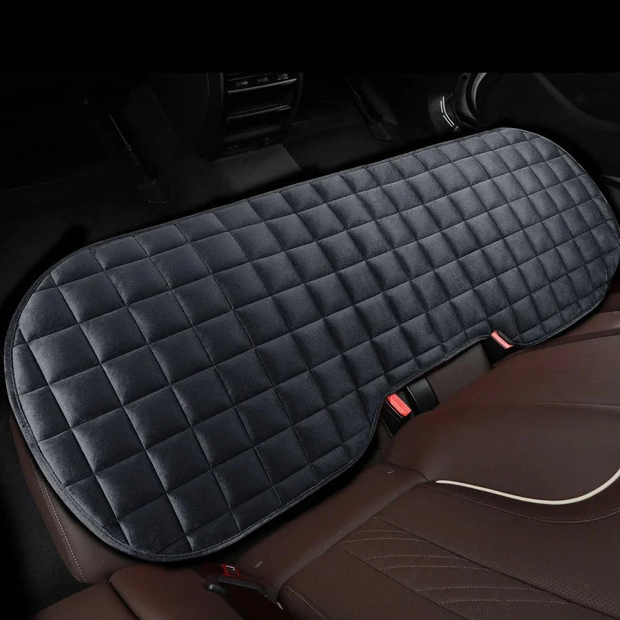 Car Back Seat Cushion Breathable Cotton Velvet Washable Cover