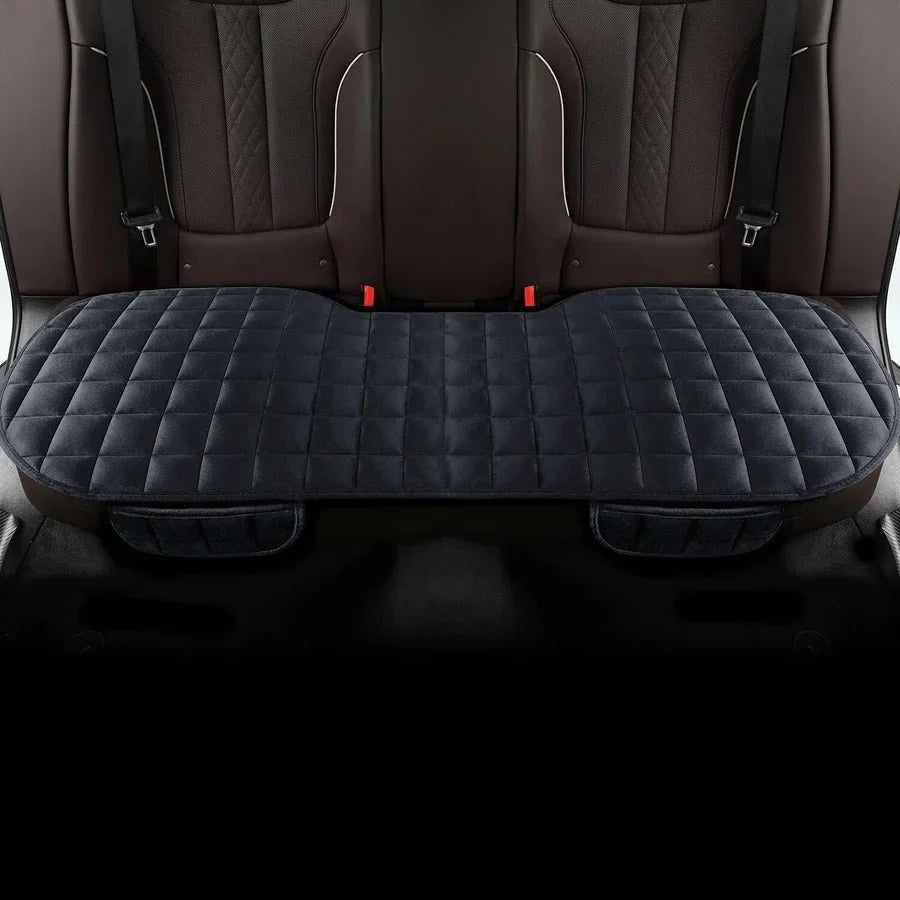Car Back Seat Cushion Breathable Cotton Velvet Washable Cover