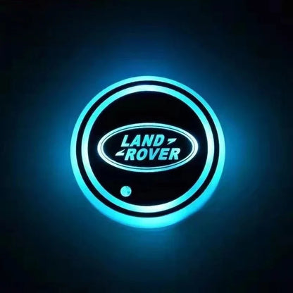 Car Coaster Set Motion-Activated LED USB-Rechargeable Waterproof