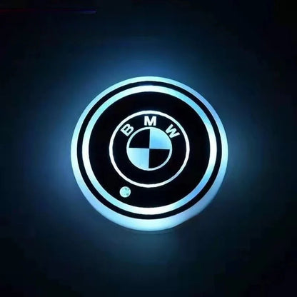 Car Coaster Set Motion-Activated LED USB-Rechargeable Waterproof