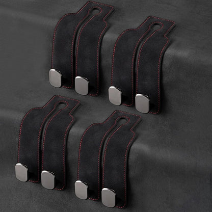 Car Headrest Hooks Double Hook Foldable Set of 2