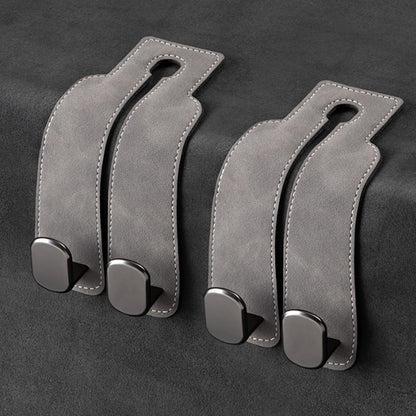 Car Headrest Hooks Double Hook Foldable Set of 2