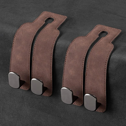 Car Headrest Hooks Double Hook Foldable Set of 2