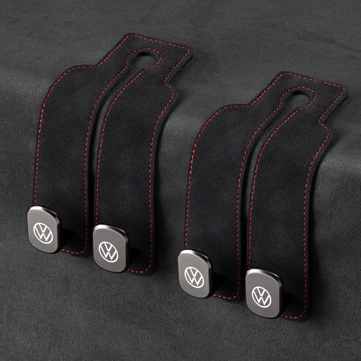 Car Headrest Hooks Double Hook Foldable Set of 2