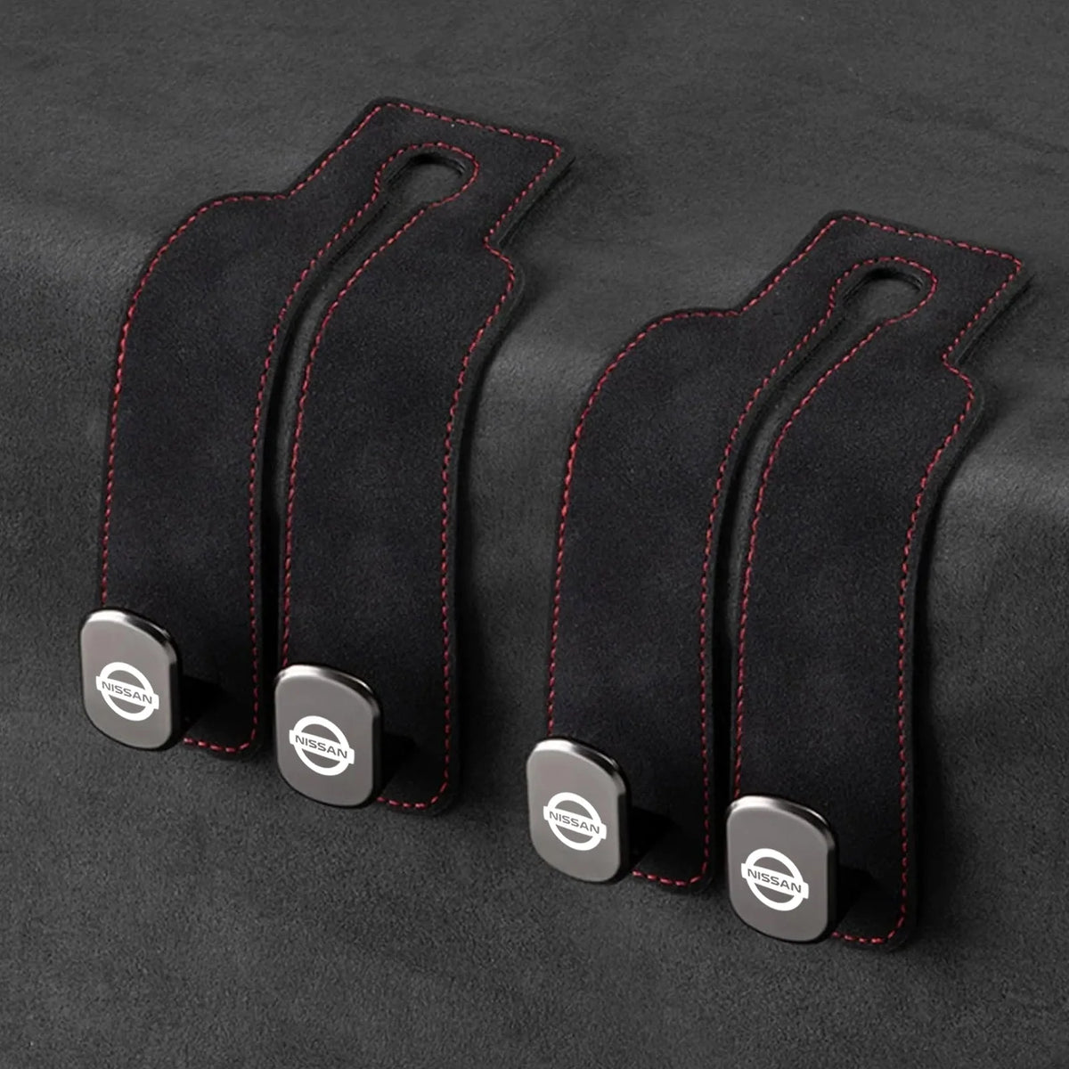 Car Headrest Hooks Double Hook Foldable Set of 2