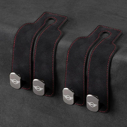 Car Headrest Hooks Double Hook Foldable Set of 2