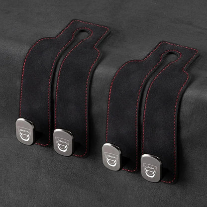 Car Headrest Hooks Double Hook Foldable Set of 2