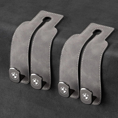 Car Headrest Hooks Double Hook Foldable Set of 2