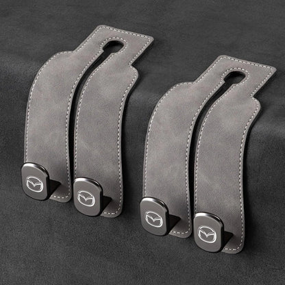 Car Headrest Hooks Double Hook Foldable Set of 2