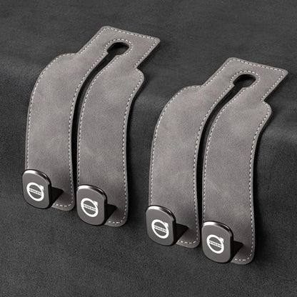 Car Headrest Hooks Double Hook Foldable Set of 2