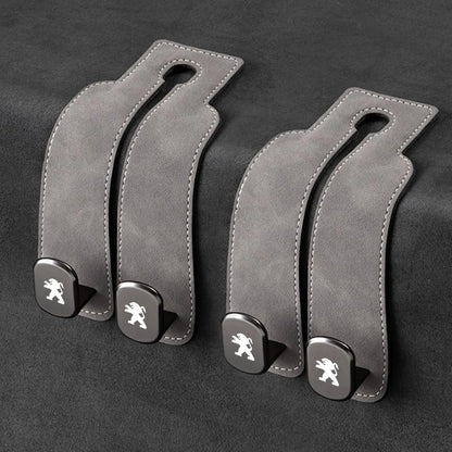 Car Headrest Hooks Double Hook Foldable Set of 2