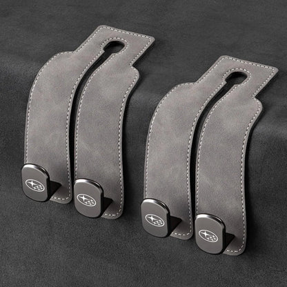 Car Headrest Hooks Double Hook Foldable Set of 2