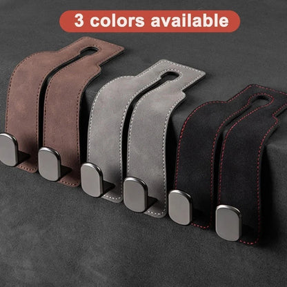 Car Headrest Hooks Double Hook Foldable Set of 2