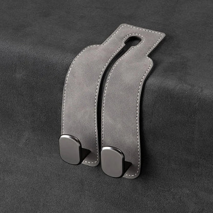 Car Headrest Hooks Double Hook Foldable Set of 2