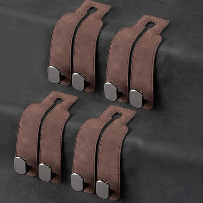 Car Headrest Hooks Double Hook Foldable Set of 2