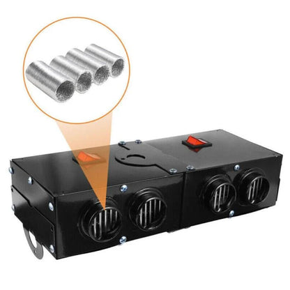 Car Heater 12V PTC Ceramic Quiet Fan & Windshield Defroster