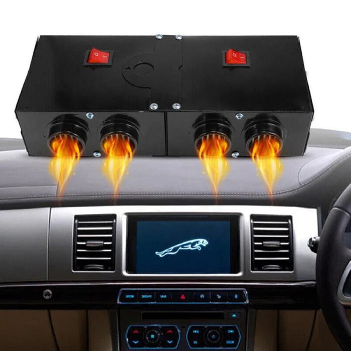 Car Heater & Defroster 500W 12V Dashboard-Mounted