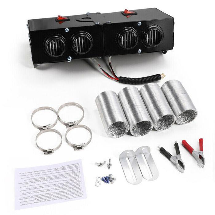 Car Heater & Defroster 500W 12V Dashboard-Mounted