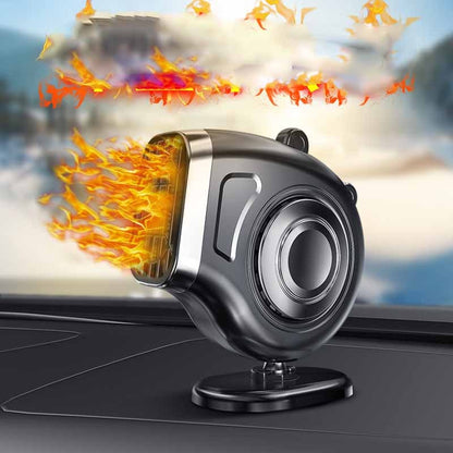 Car Heater Fan Dual Heat & Cool Rotating Mount