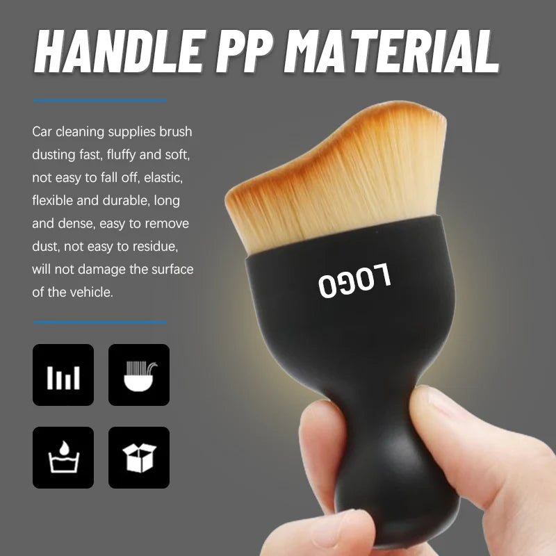 Car Interior Detailing Brush Soft Bristles Wet & Dry Use