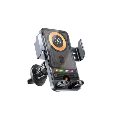 Car Phone Holder 15W Wireless Charging Automatic Rotation