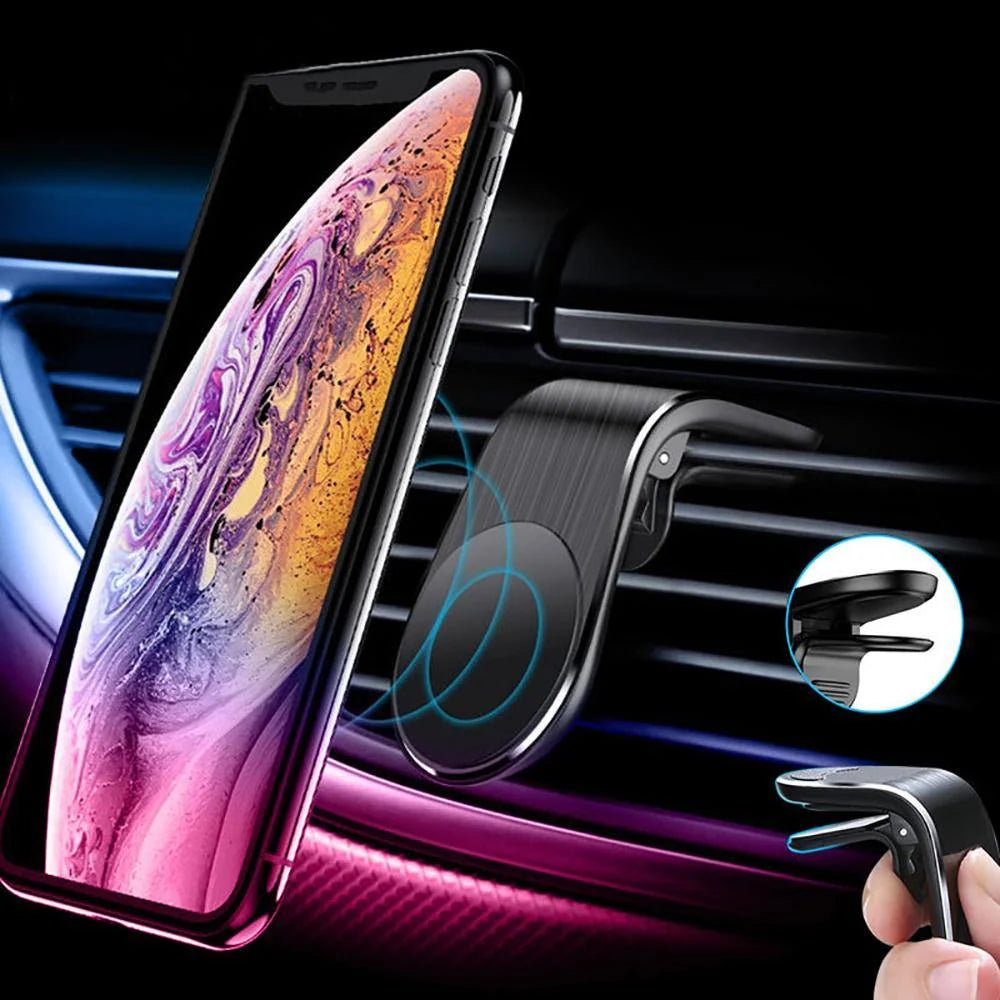 Car Phone Holder Magnetic Air Vent Mount Hands-Free Driving