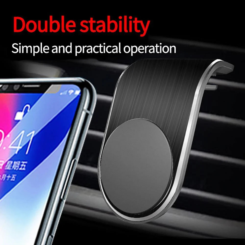 Car Phone Holder Magnetic Air Vent Mount Hands-Free Driving