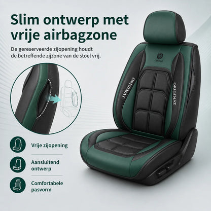 Car Seat Cover Set Quilted 11-Piece Airbag-Compatible