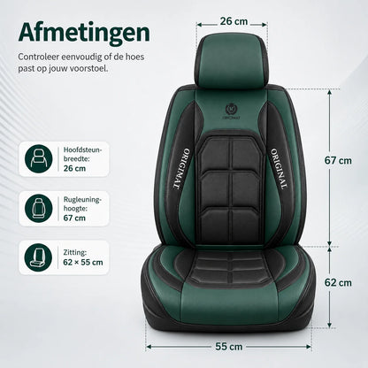 Car Seat Cover Set Quilted 11-Piece Airbag-Compatible
