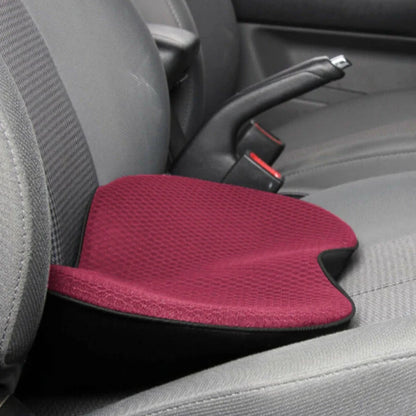 Car Seat Cushion Ergonomic Memory Foam Breathable Washable Cover