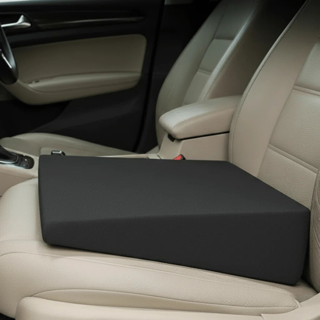 Car Seat Cushion Memory Foam Ergonomic Support & Secure Fit