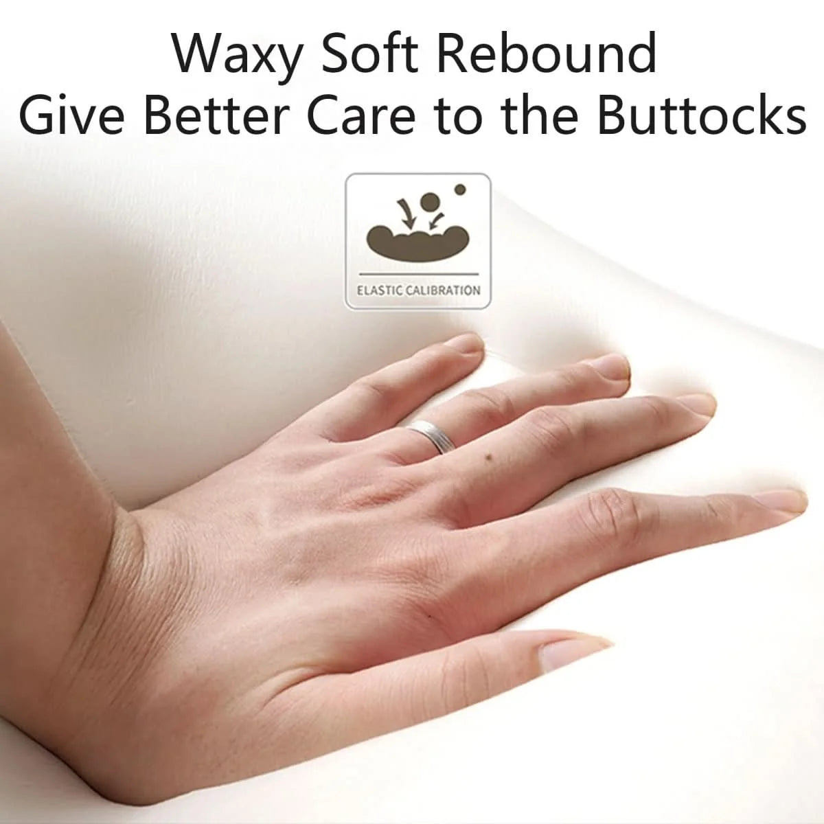 Car Seat Cushion Memory Foam Non-Slip Washable Cover
