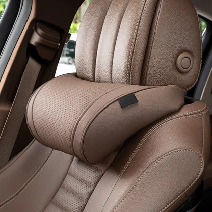 Car Seat Cushion Set Memory Foam Headrest & Lumbar Support