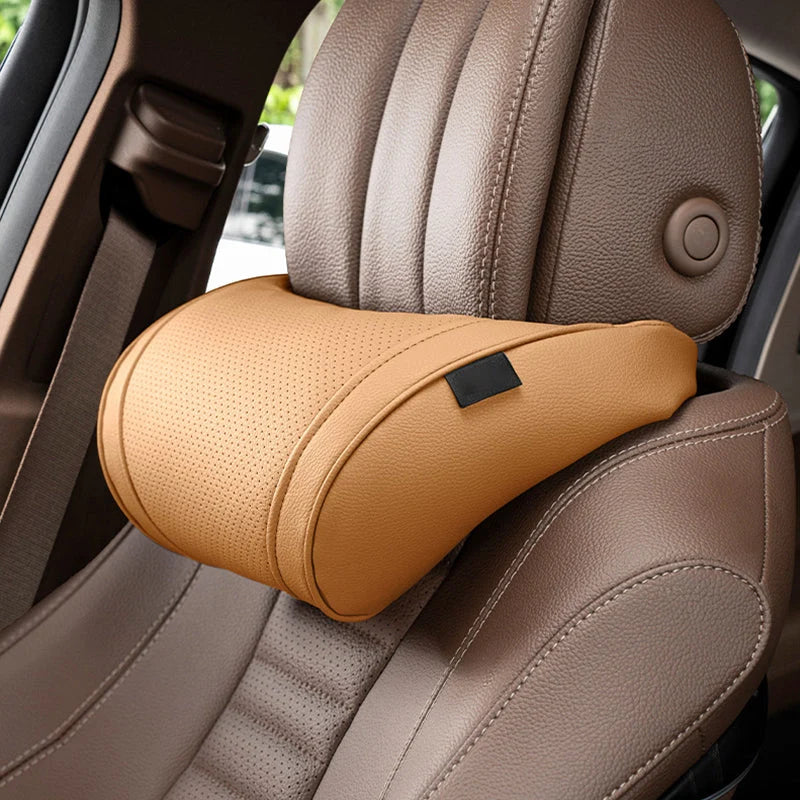 Car Seat Cushion Set Memory Foam Headrest & Lumbar Support