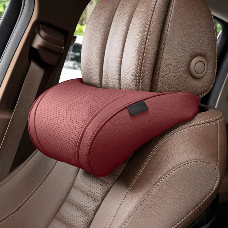 Car Seat Cushion Set Memory Foam Headrest & Lumbar Support