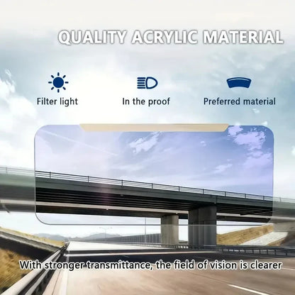 Car Sun Visor Extender Polarized Glare-Reducing 180° Rotation