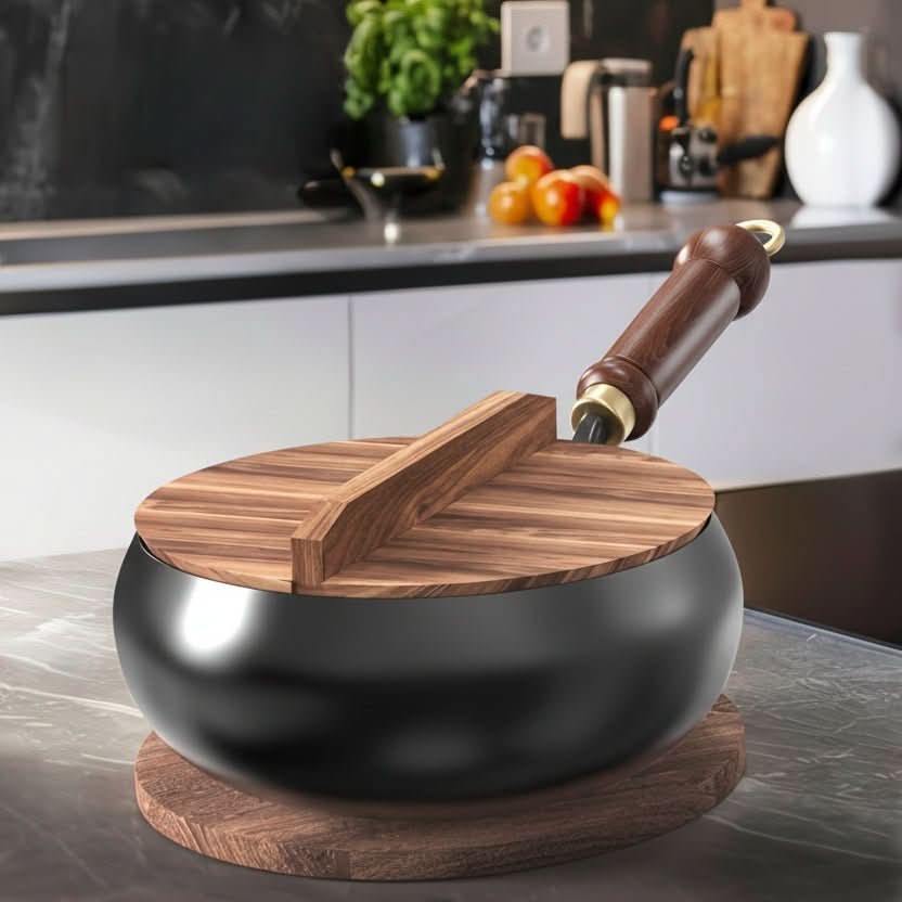 Cast Iron Skillet Even Heat Distribution With Lid