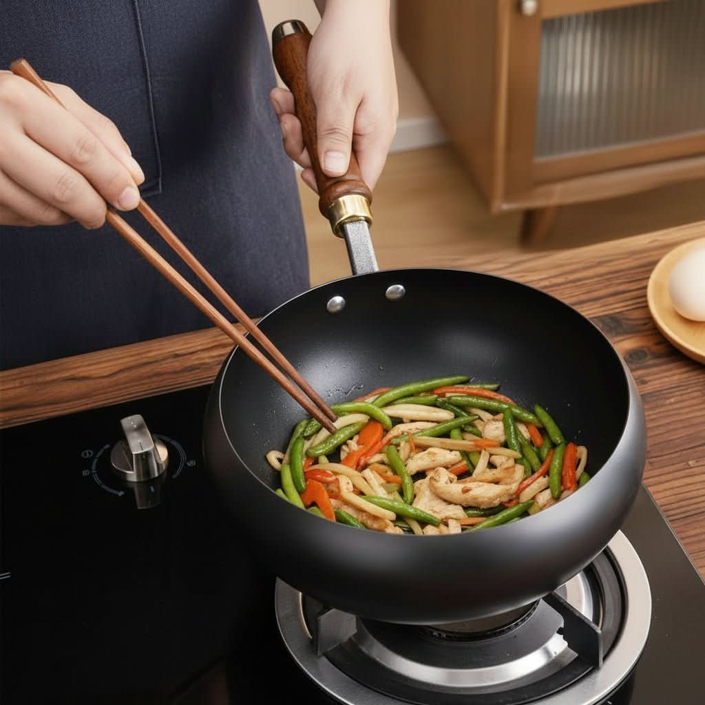 Cast Iron Skillet Even Heat Distribution With Lid